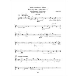 Ein Quartett-Satz : (on the name of Walter Arlen)