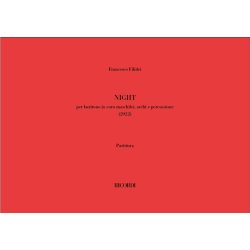 Night : per baritono (o coro maschile), archi e percussione