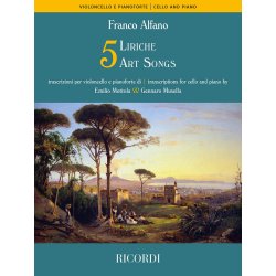 5 liriche trascritte per violoncello e pianoforte : a cura di Emilio Mottola e Gennaro Musella