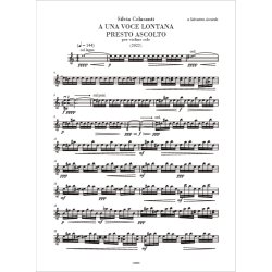 A una voce lontana presto ascolto : per violino solo (2022)