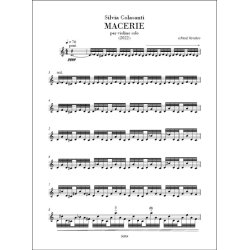 Macerie : per violino solo
