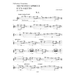 Sei nuovi capricci e un saluto : per violino