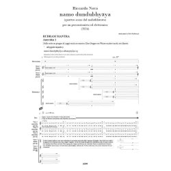 namo dundubhy&#257;ya : per un percussionista ed elettronica