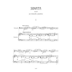Sonata per violoncello e pianoforte : a cura di | edited by Giacomo Fossa