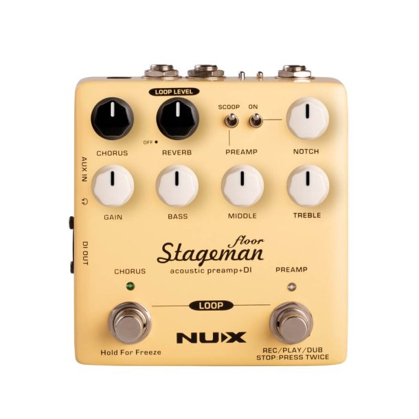 Nux NAP-5 Stageman Floor preamp - Acoustic guitar