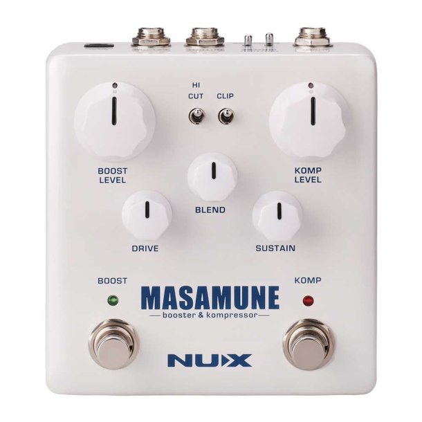Nux Masamune booster &amp; kompressor guitar-effekt-pedal