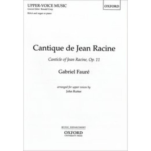 Cantique de Jean Racine : Set of parts (contains 2 of each string part, 1 harp part)