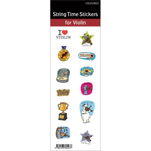 String Time stickers : Fiddle Time