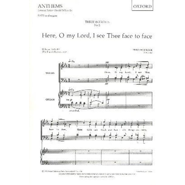 Here, O my Lord, I see Thee face to face : Paperback