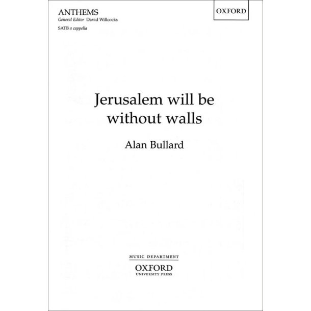 Jerusalem will be without walls : Paperback