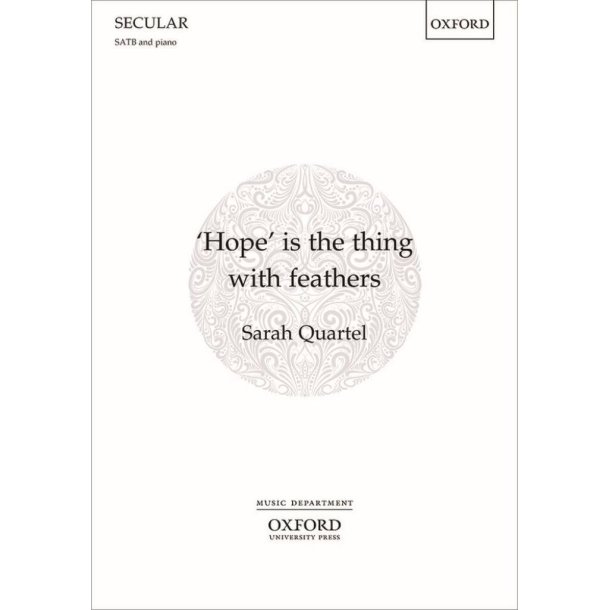Sarah Quartel: 'Hope' is the thing with feathers