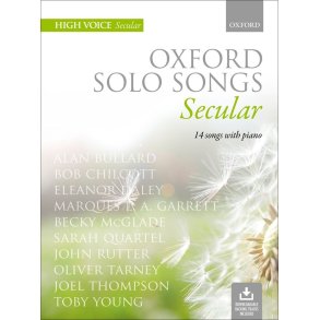 Oxford Solo Songs: Secular : High voice book + downloadable backing tracks