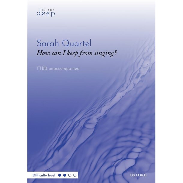 How can I keep from singing?