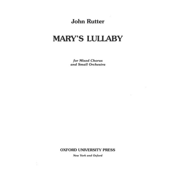 Mary's Lullaby