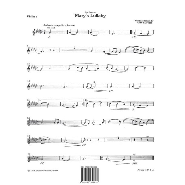 Mary's Lullaby