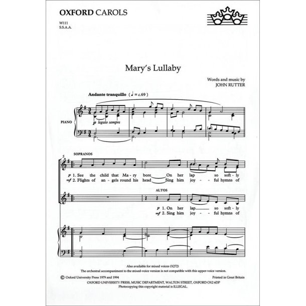 Mary's Lullaby