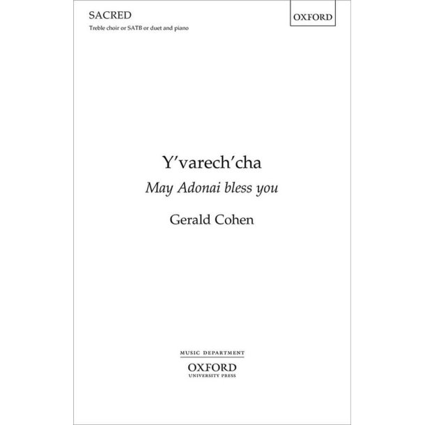 Y'varech'cha (May Adonai bless you) : Blessing for children