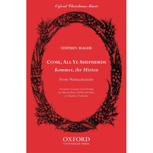 Come, all ye shepherds (Kommet, ihr Hirten) : Paperback