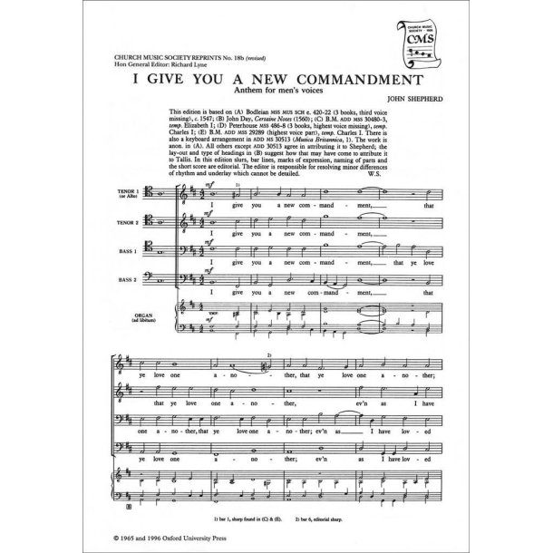 I give you a new commandment