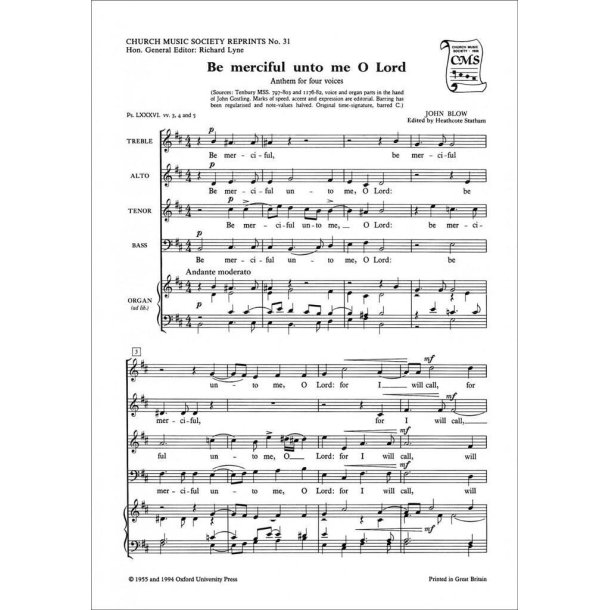 Be merciful unto me, O Lord