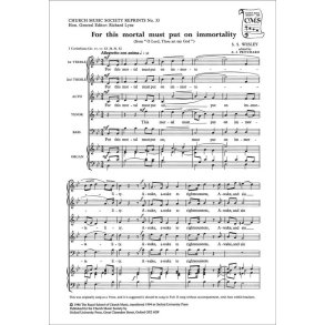 For this mortal must put on immortality