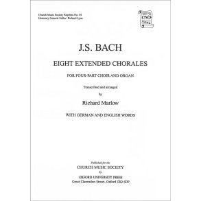 Eight Extended Bach Chorales : for four-part choir and organ