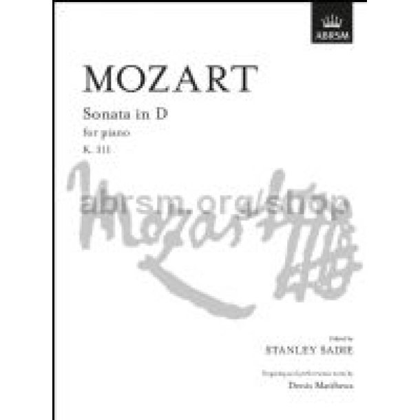 Sonata in D K. 311 : Paperback