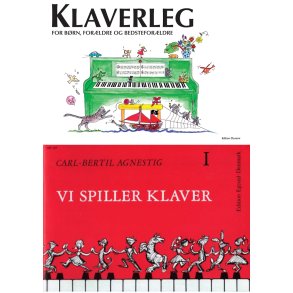 Pakketilbud p Klaverleg 1 og Vi spiller klaver 1