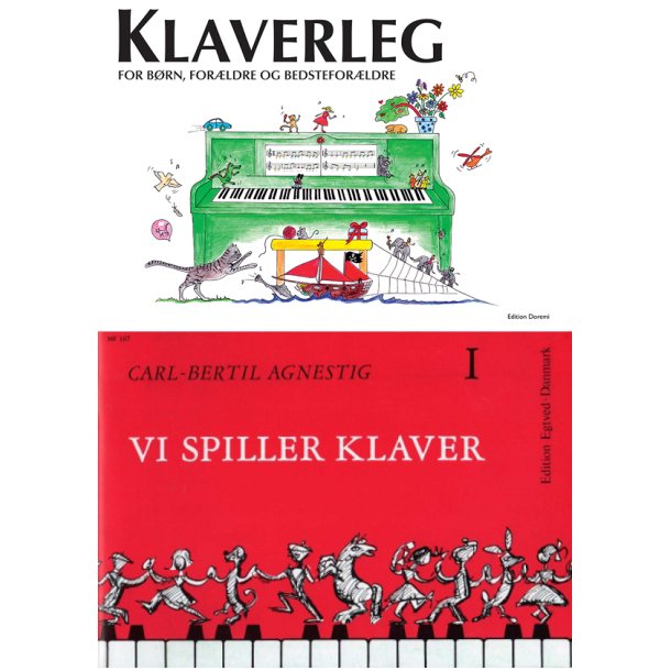 Pakketilbud p Klaverleg 1 og Vi spiller klaver 1