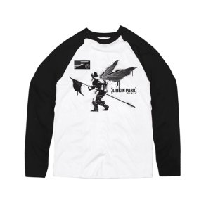 Linkin Park - Street Soldier : Long Sleeved Baseball Shirt Large
