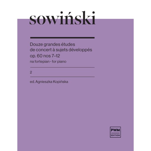 Douze grandes &eacute;tudes de concert op. 60 nos 7-12