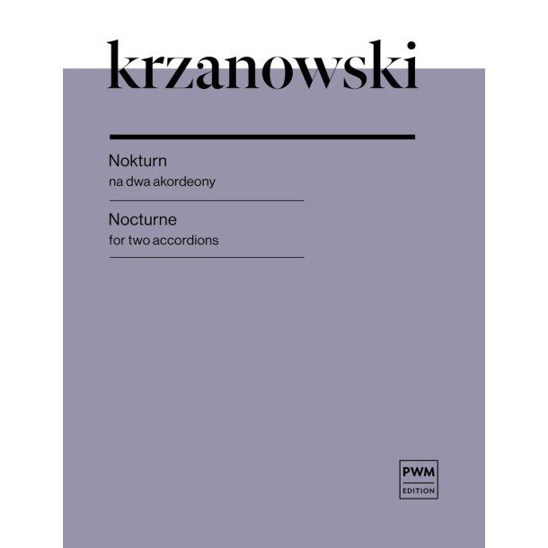 Nocturne : for two accordions