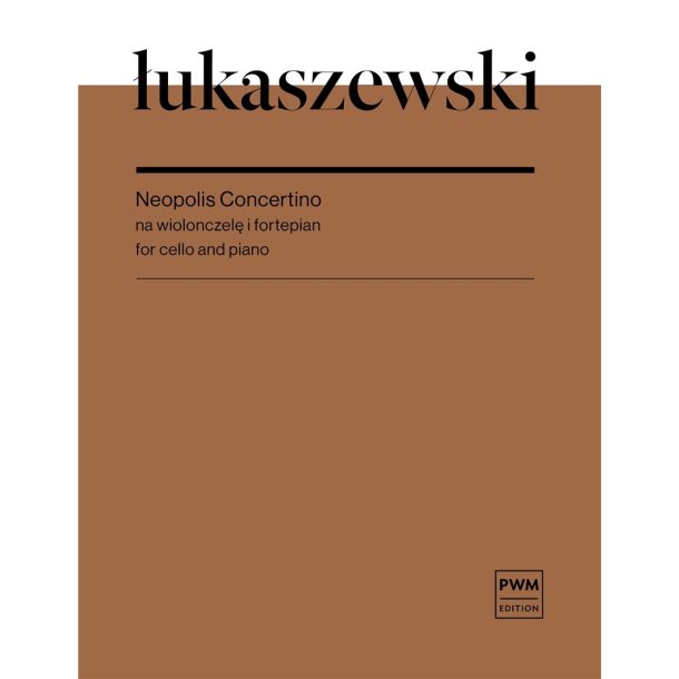 Neopolis Concertino For Cello And Piano