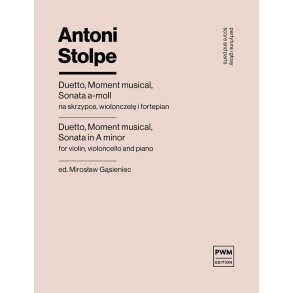 Duetto, Moment musical, Sonata in A minor : for violin, violoncello and piano