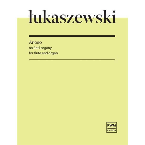 Arioso For Flute And Organ