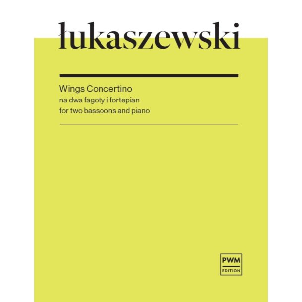 Wings Concertino : for two bassoons and piano
