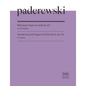 Variations and Fugue in E flat minor op. 23 : for piano