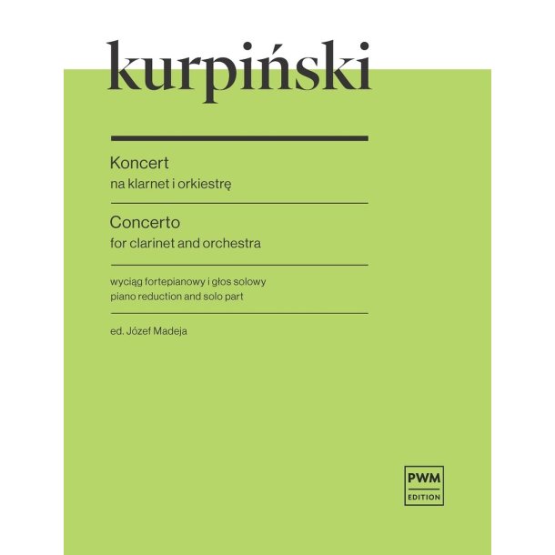 Clarinet Concerto in B flat major : for clarinet and orchestra