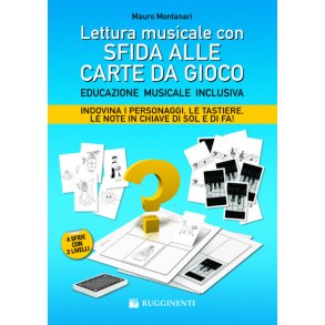 Lettura Musicale Con Sfida Alle Carte Da Gioco : Educazione Musicale Inclusiva. Indovina I Personaggi, Le Tastiere, Le Note In Chiave Di Sol E Di Fa!