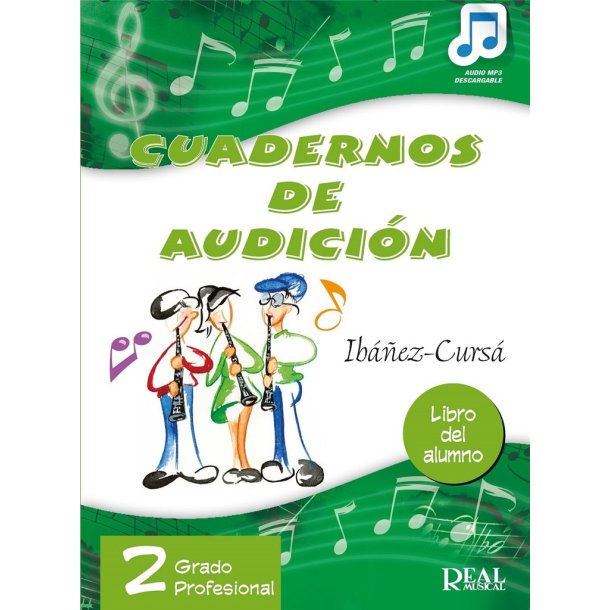 Cuadernos de audici&oacute;n - 2 Grado profesional : Libro del Alumno