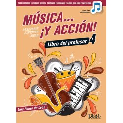 M&uacute;sica&hellip; &iexcl;Y acci&oacute;n! 4 (Libro del profesor) : Audio mp3 descargable