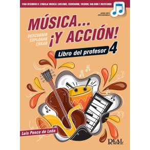 Música… ¡Y acción! 4 (Libro del profesor) : Audio mp3 descargable