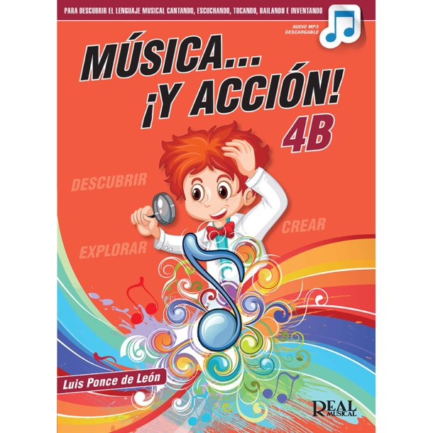 M&uacute;sica&hellip; &iexcl;Y acci&oacute;n! 4B : Audio mp3 descargable