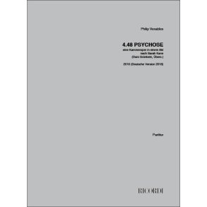 4.48 Psychose : eine Kammeroper in einem Aktnach Sarah Kane (Durs Grünbein, Übers.)
