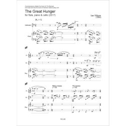 The Great Hunger : for flute, piano & cello