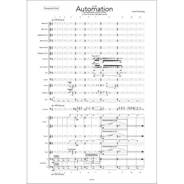 Automation : for Cello, Halldorophone, Electronics and Orchestra (2022)