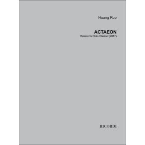 Actaeon : Version for Solo Clarinet