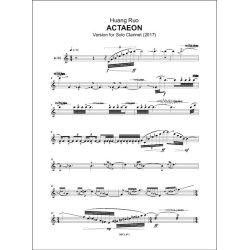 Actaeon : Version for Solo Clarinet