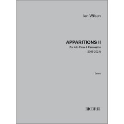 Apparitions II : For Alto Flute & Percussion