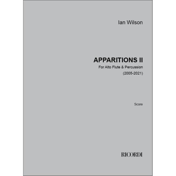 Apparitions II : For Alto Flute & Percussion